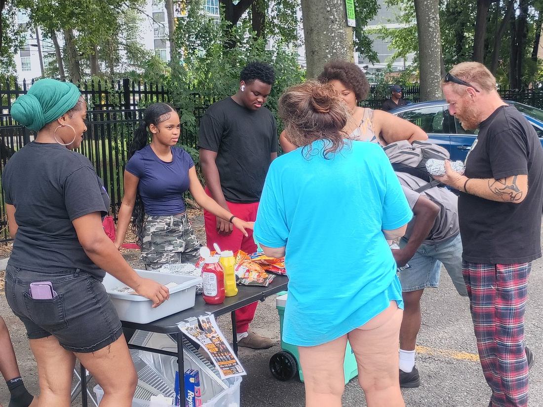 Community outreach at A & A Rising Stars