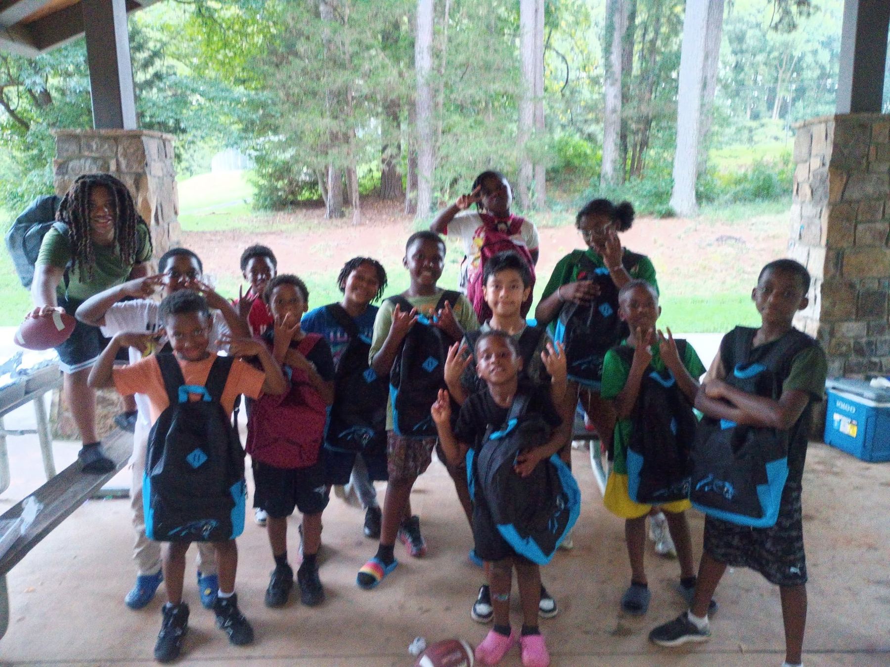 Young people taking part in an A & A Rising Stars program